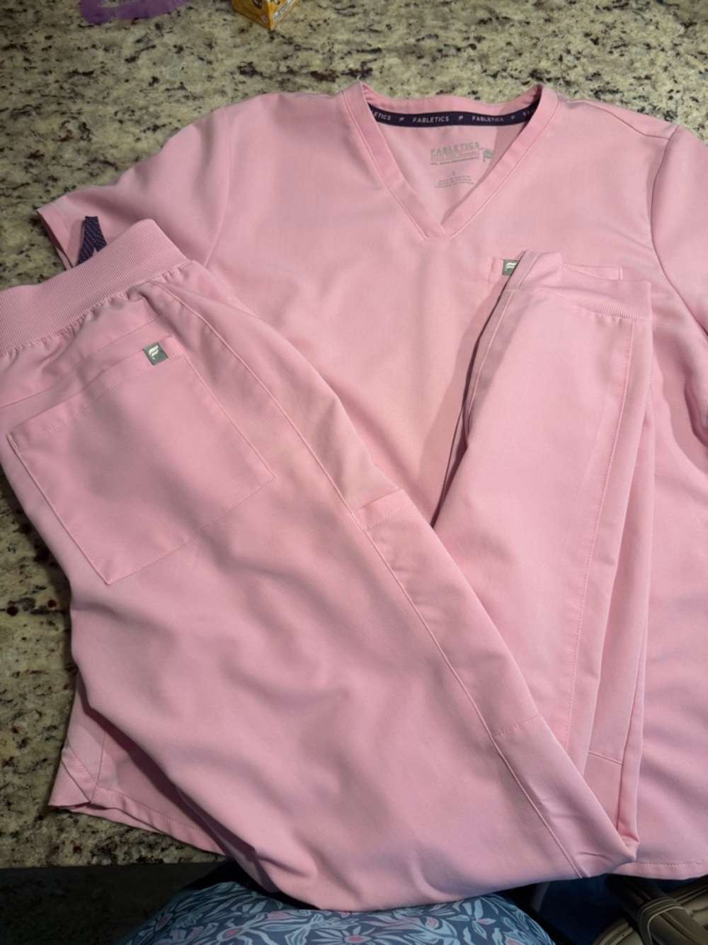 Fabletics Pink Scrubs (New Without Tags) - Picture 2 of 3